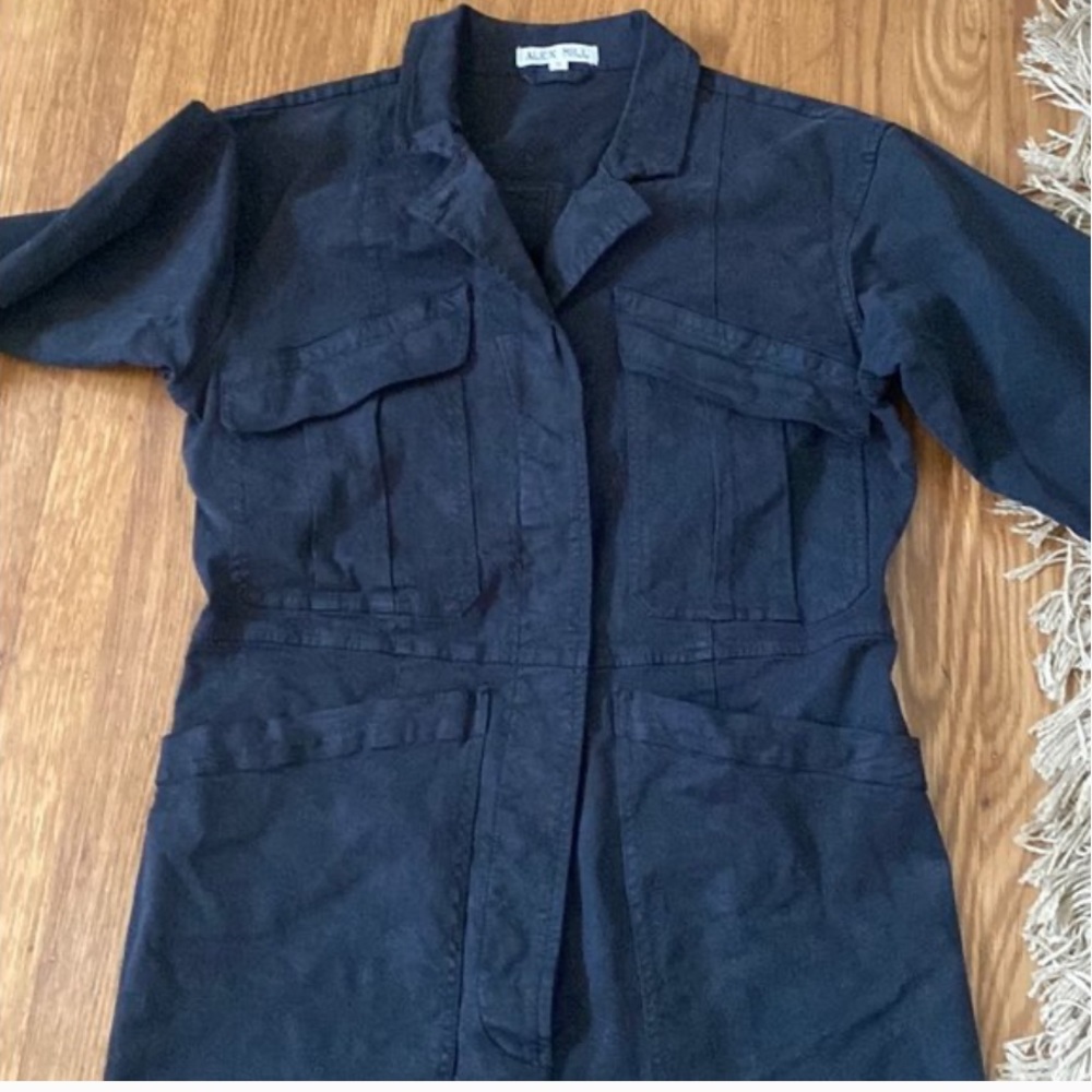 Alex Mill Navy Utility Jumpsuit